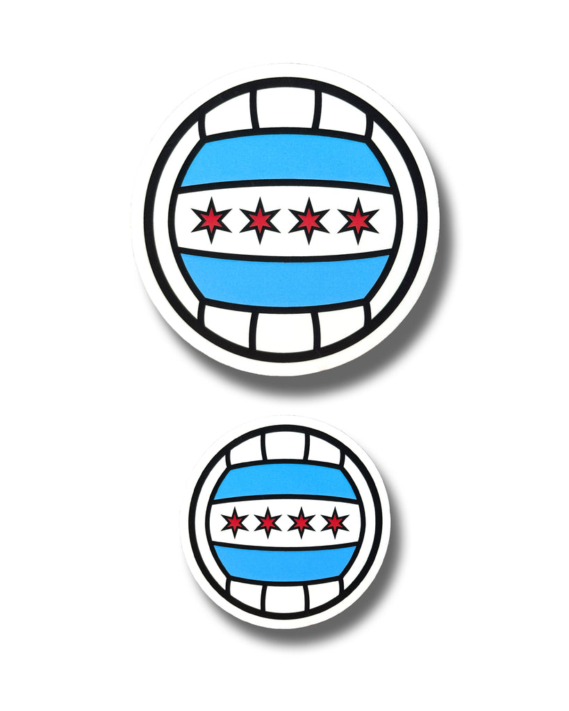 Chicago Volleyball Stickers (2)